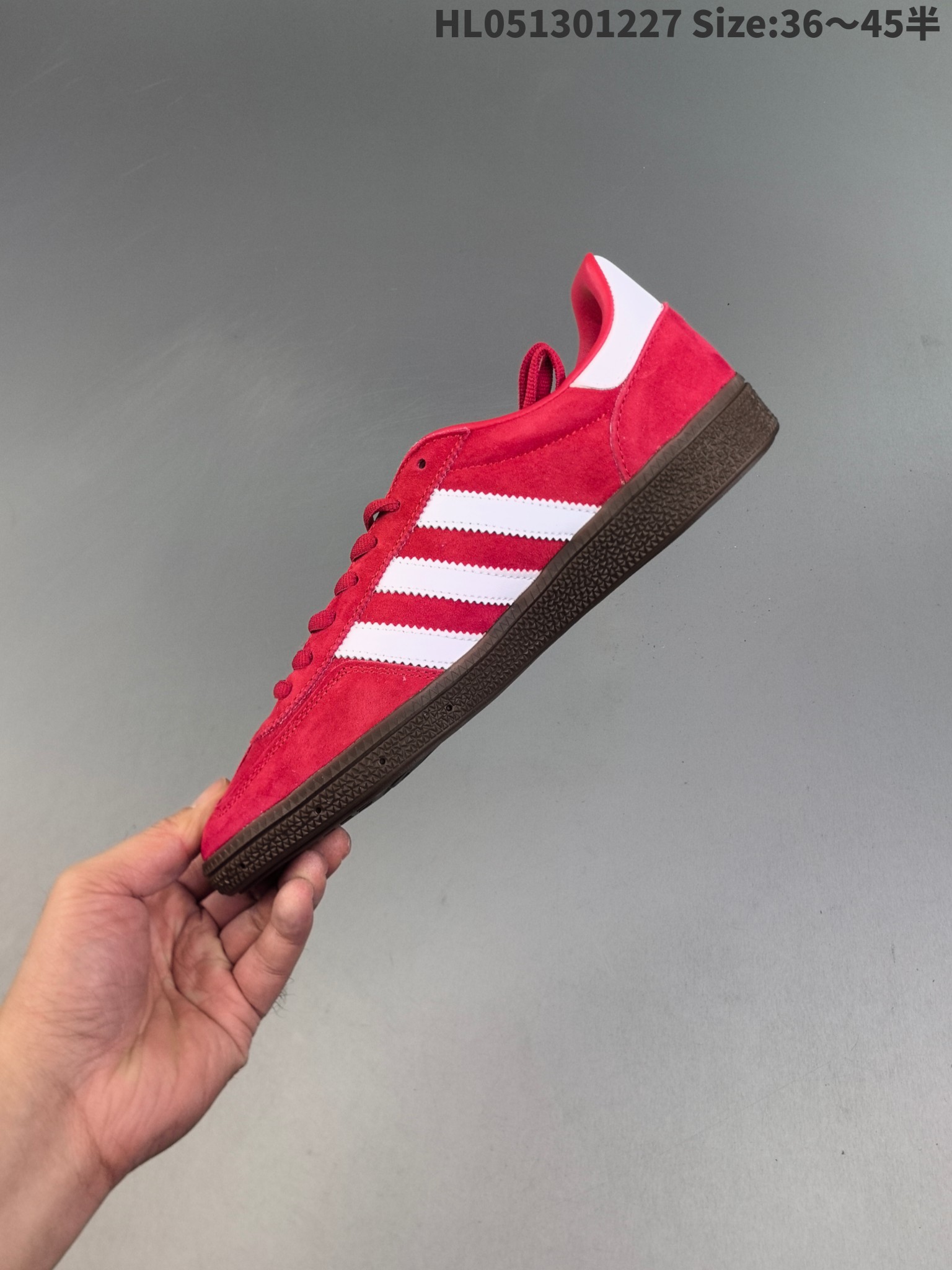 Adidas Originals Handball SPZL Suede Sneakers Red