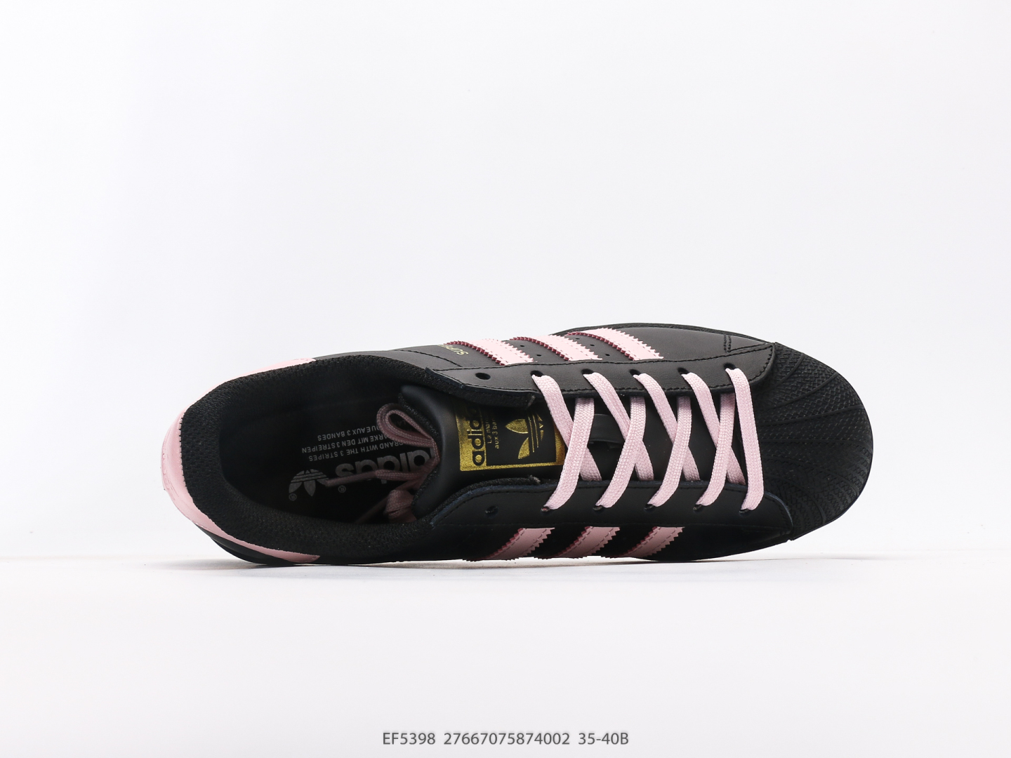 Adidas Originals Superstar XLG Platform Sneakers Black/Pink