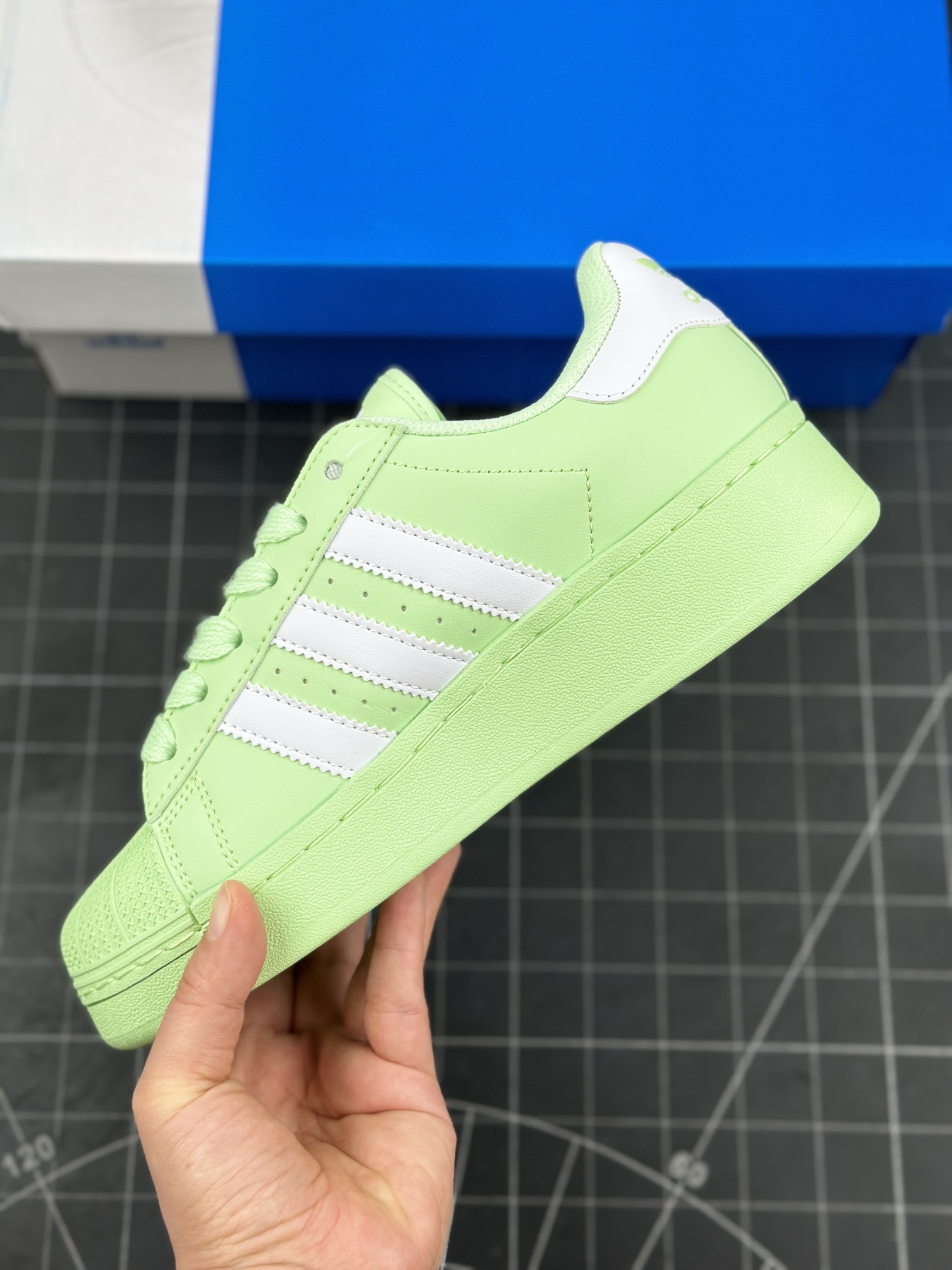 Adidas Originals Superstar XLG Platform Sneakers Green