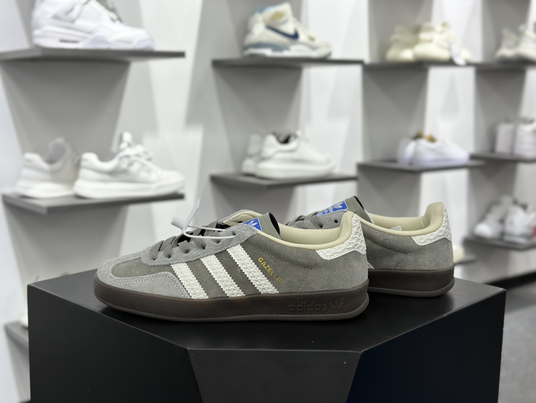 Adidas Gazelle Suede Trainers Grey