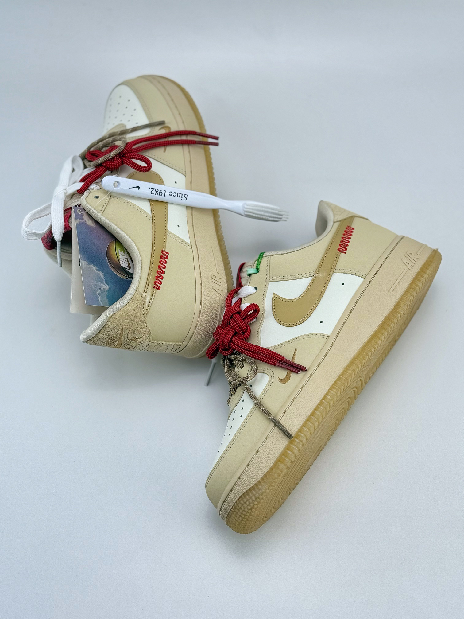 Nike Air Force 1 Low 07 CNY Snake Year Tan