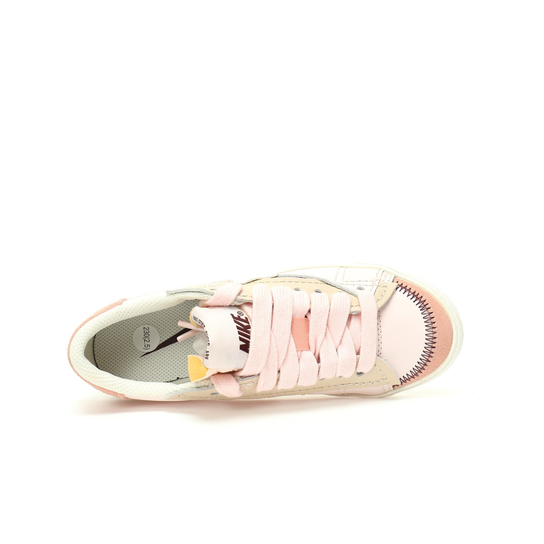 Nike Blazer 77 Low Jumbo Light Pink White Brown