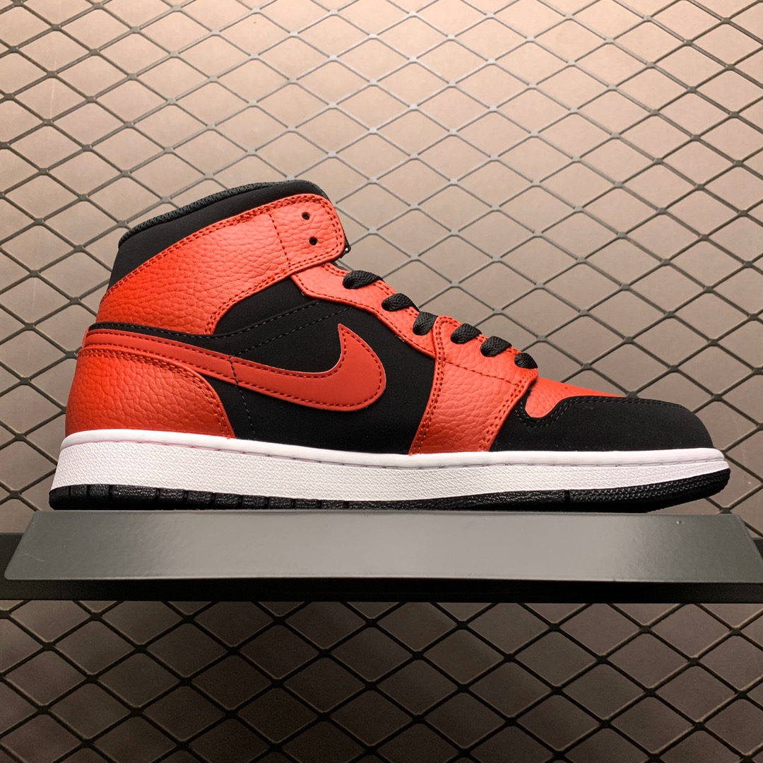 Jordan Air Jordan 1 Mid Banned Black/Red