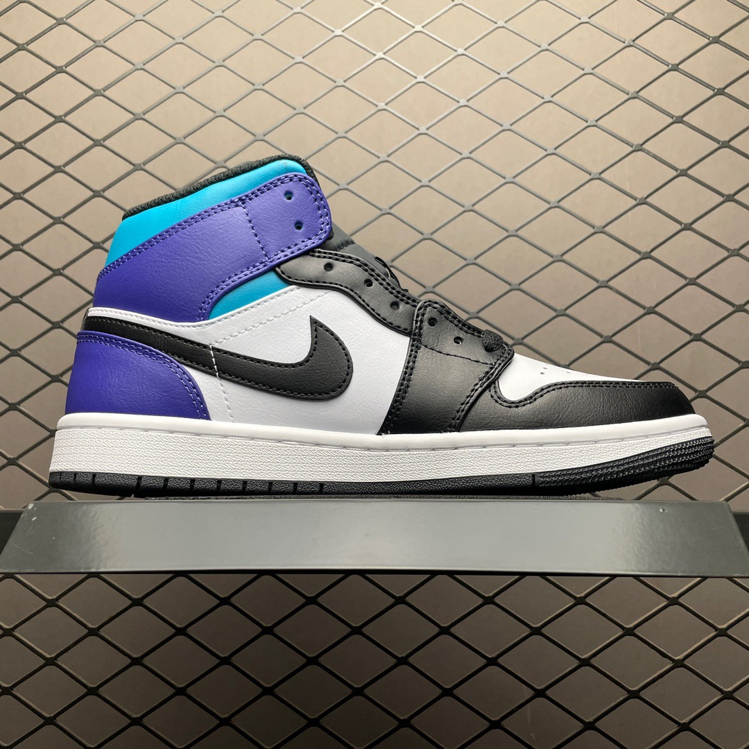 Jordan Air Jordan 1 Mid Sneakers Purple/Blue
