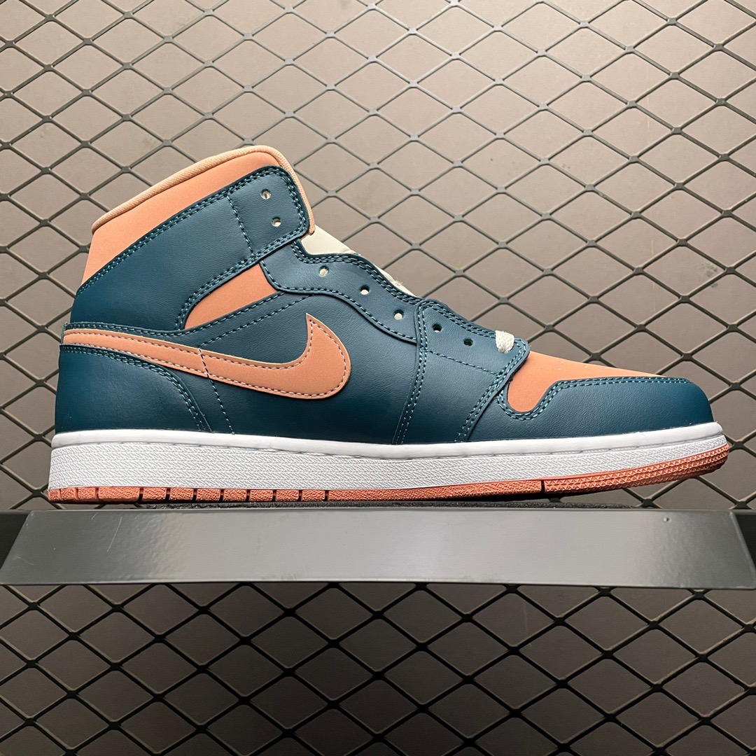 Jordan Air Jordan 1 Mid Teal Orange