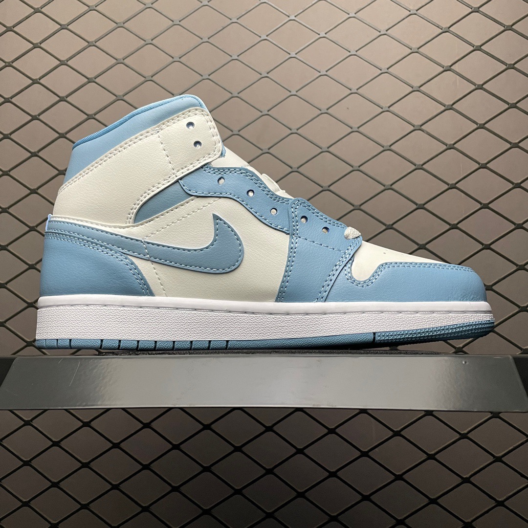 Jordan 1 Mid BQ6472-141 Sneakers Blue/White