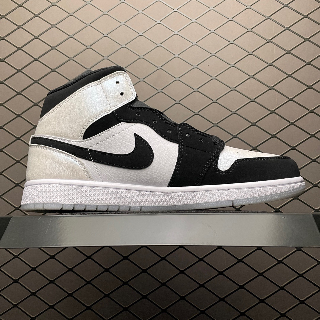 Jordan Air Jordan 1 Mid DH6933-100 Sneakers Black/White