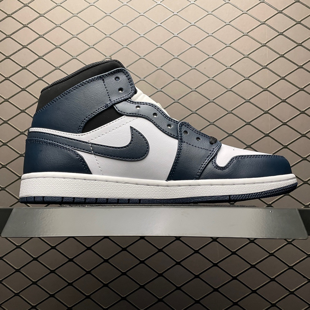 Jordan Air Jordan 1 Mid Dark Team Navy/White