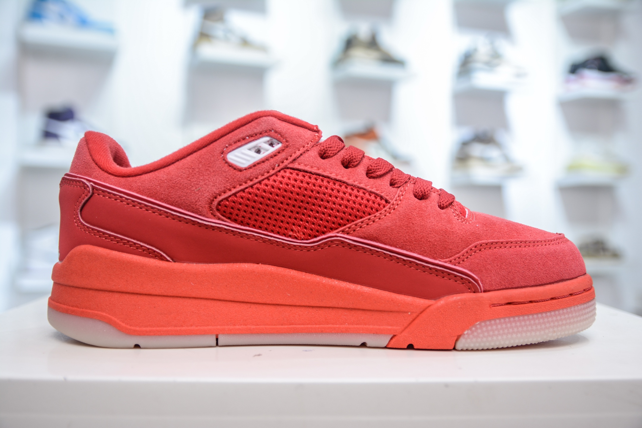 Jordan Flight Court Low Retro Sneakers Red