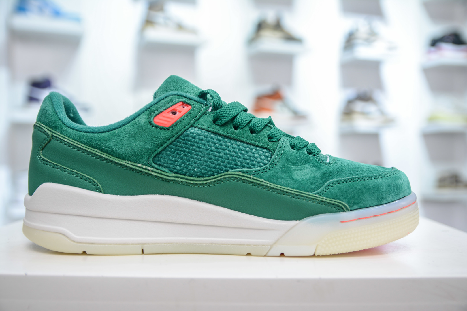 Jordan Flight Court Low Retro Basketball Shoes Green