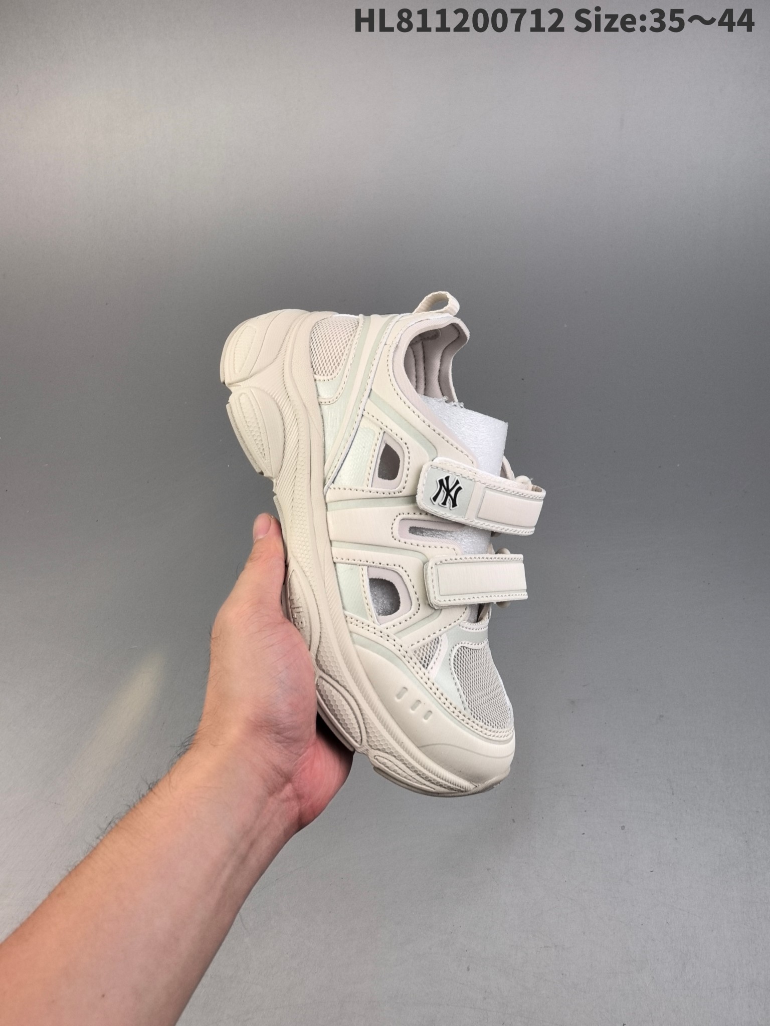 MLB NY Chunky Velcro Low-Top Sneakers Multicolor