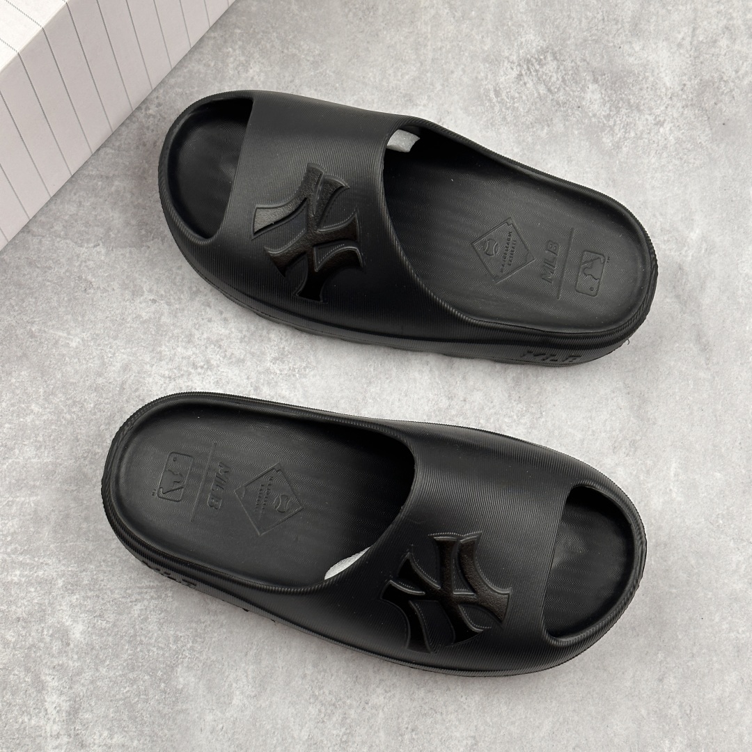MLB NY Skier Slide Sandals Black