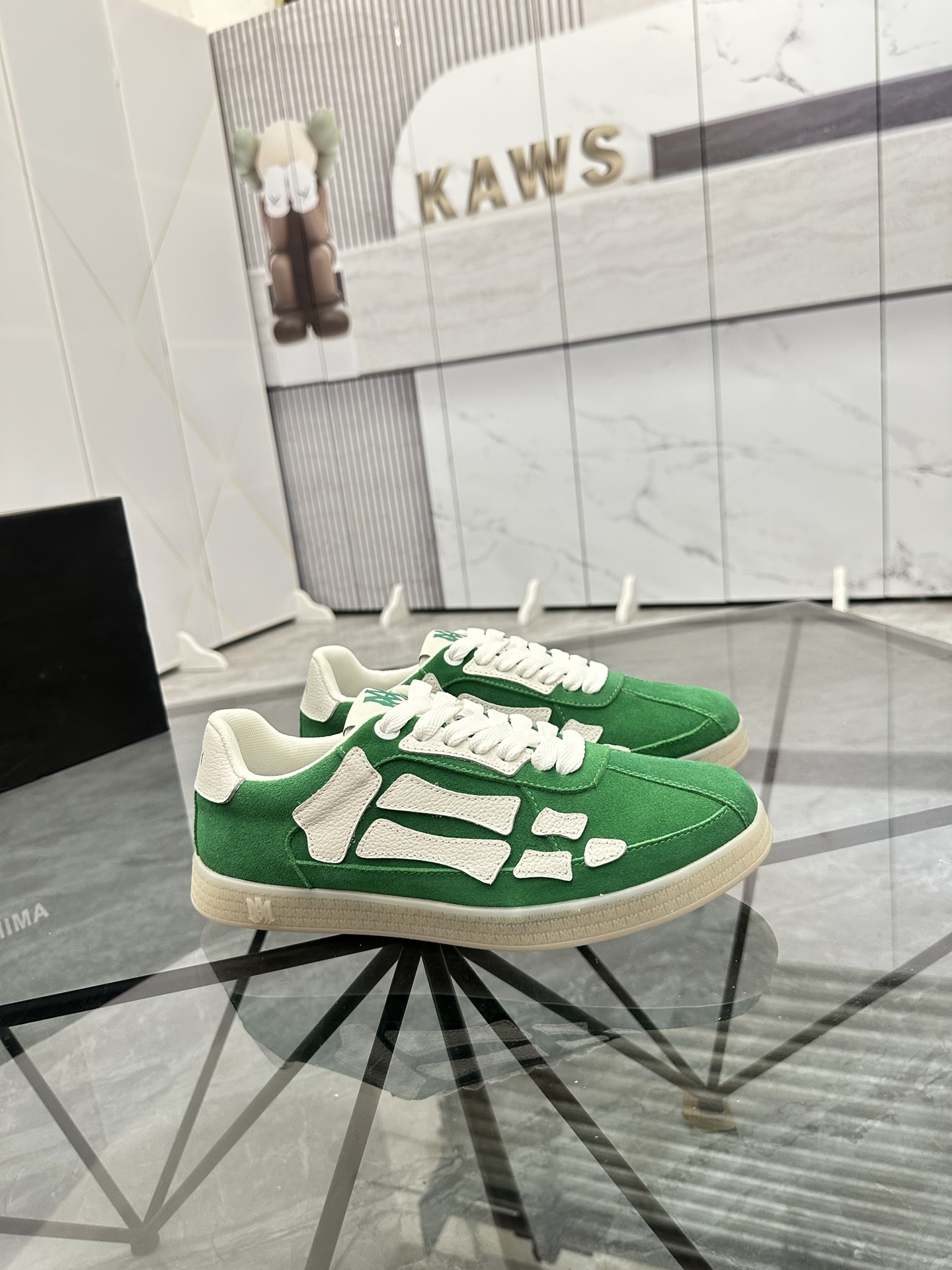 Amiri Low-Top Casual Sneakers Green