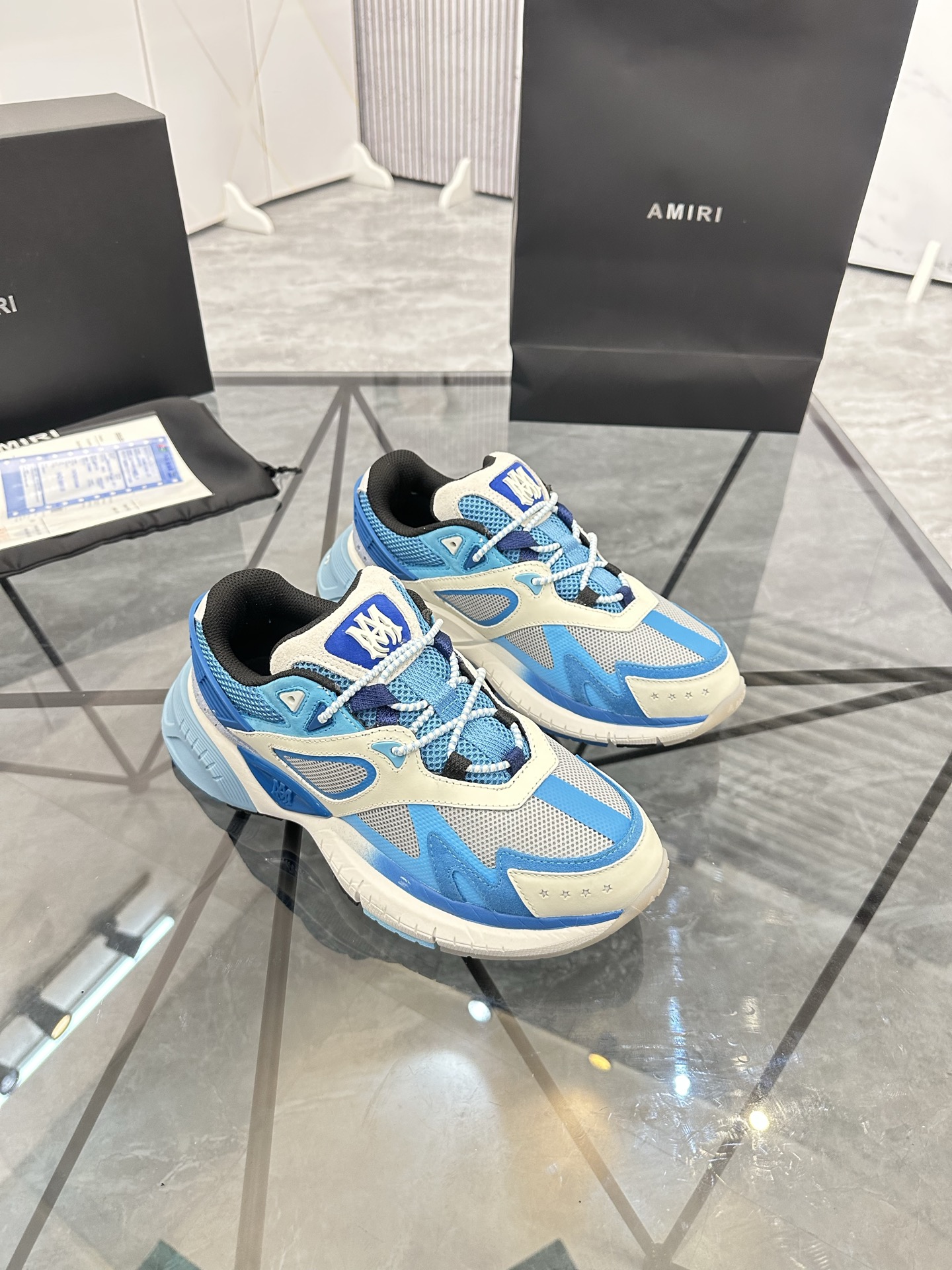 Amiri Low-Top Sneakers Blue