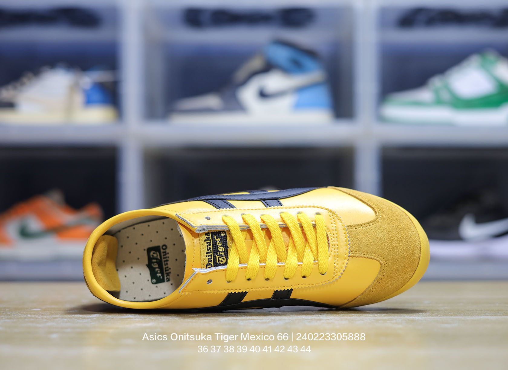 Asics Onitsuka Tiger Mexico 66 Leather Sneakers Yellow