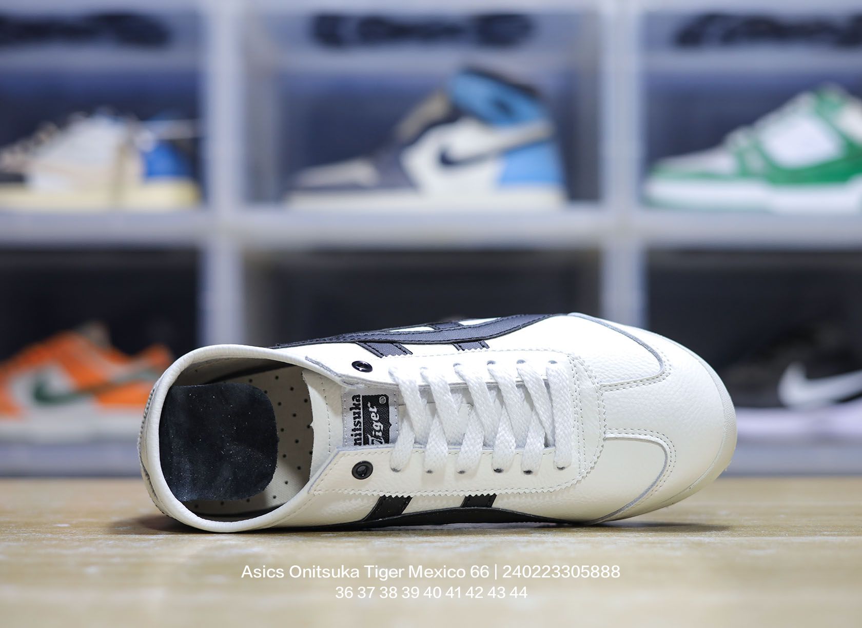 Asics Onitsuka Tiger Mexico 66 Leather Sneakers White/Black