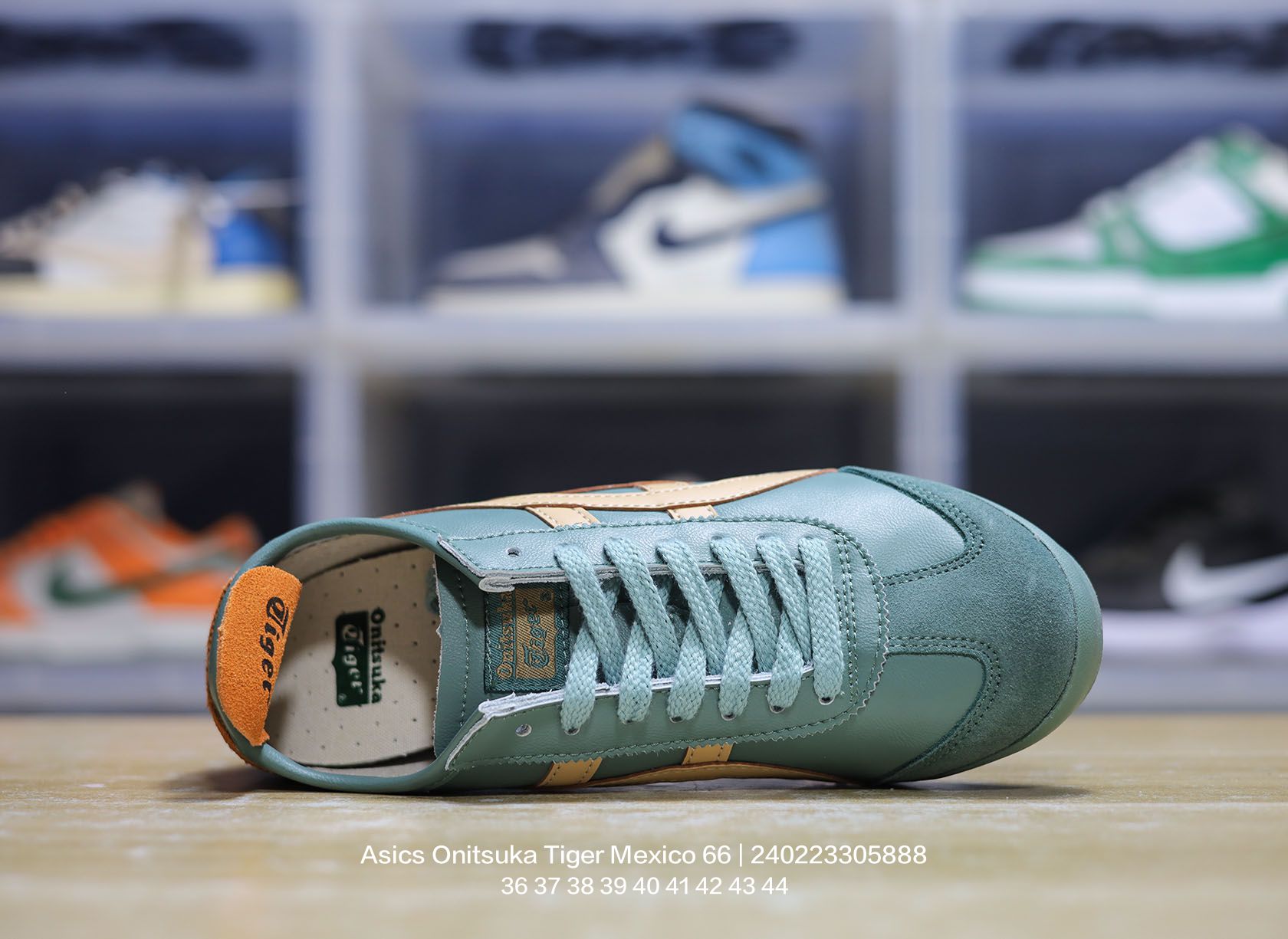 Asics Onitsuka Tiger Mexico 66 Leather Sneakers Green