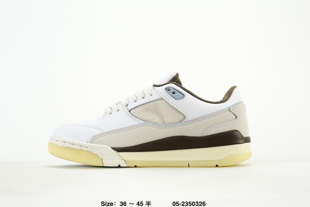 Jordan Flight Court ATE Low Retro Basketball Shoes Black