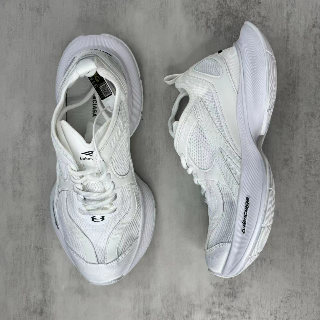 Balenciaga Lightweight Breathable Running Sneakers White