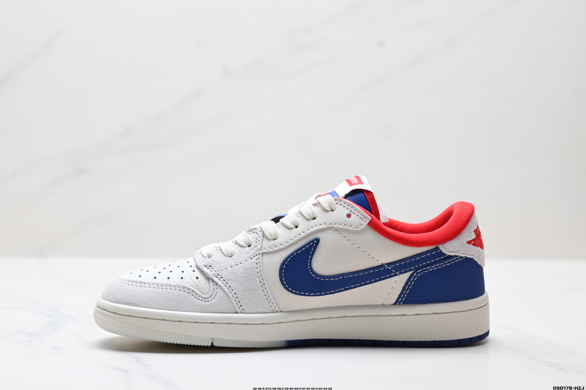 Nike Air Jordan 1 Low Supreme Blue/Red