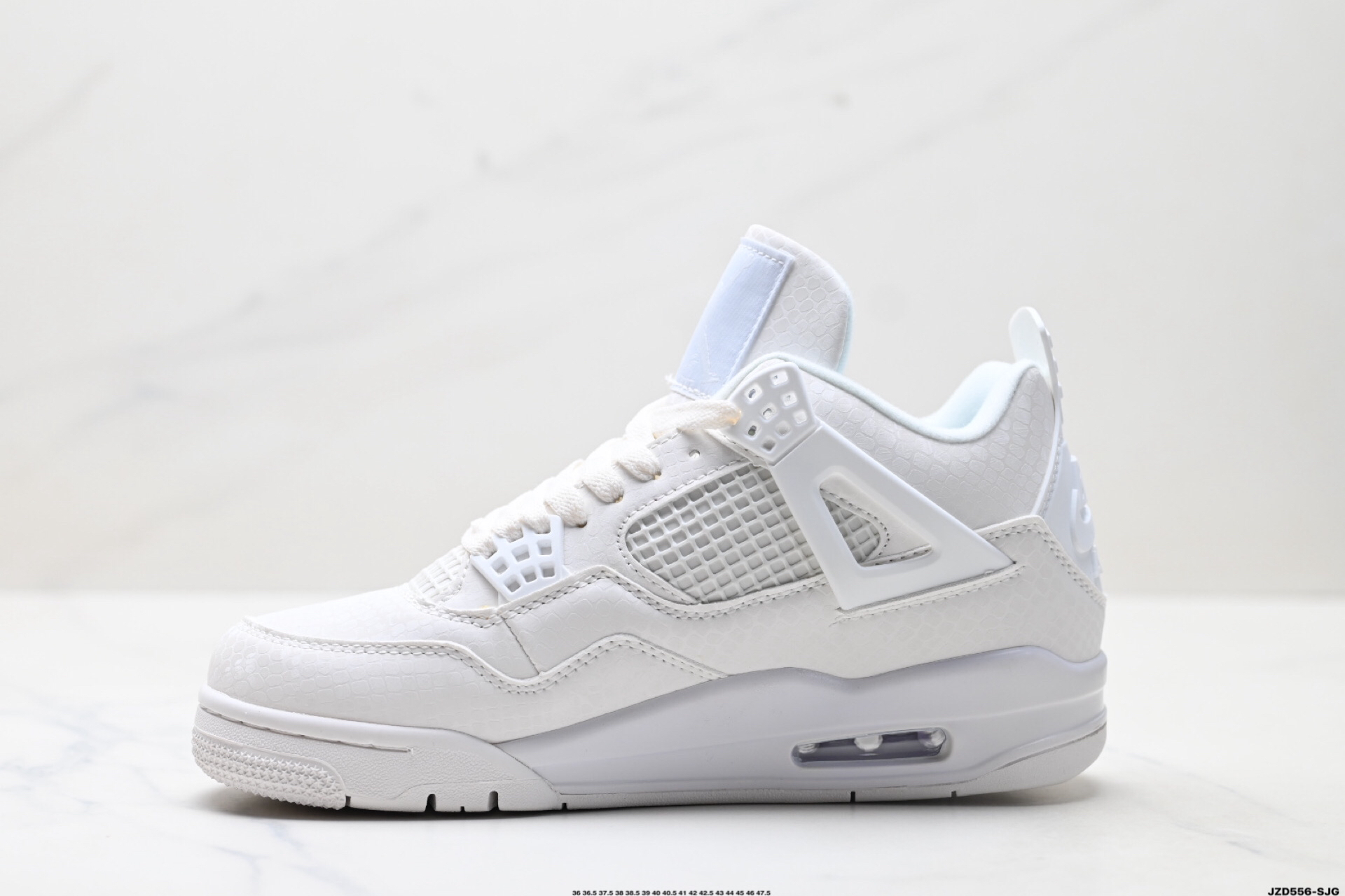 Nike Air Jordan 4 Retro Mid Top Sneakers White