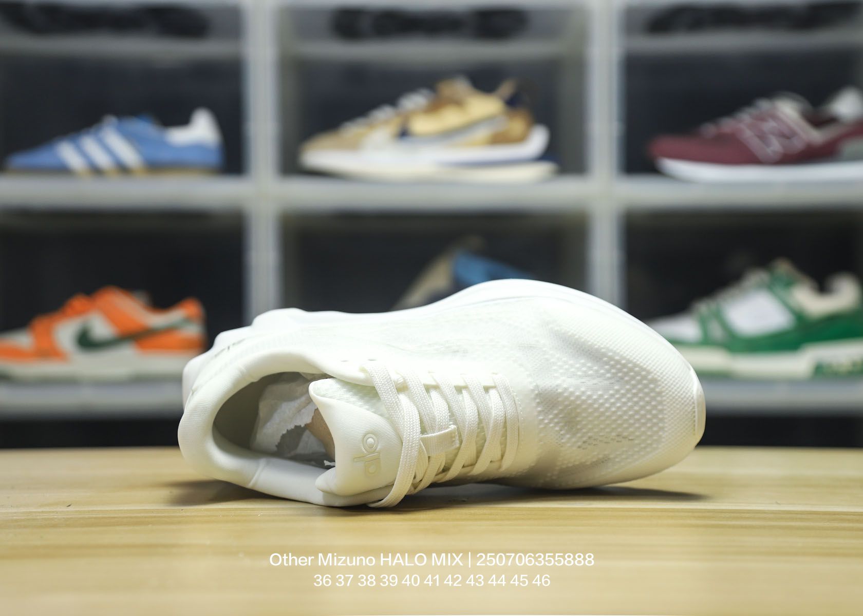 Mizuno HALO MIX Wave Cushioned Runners White