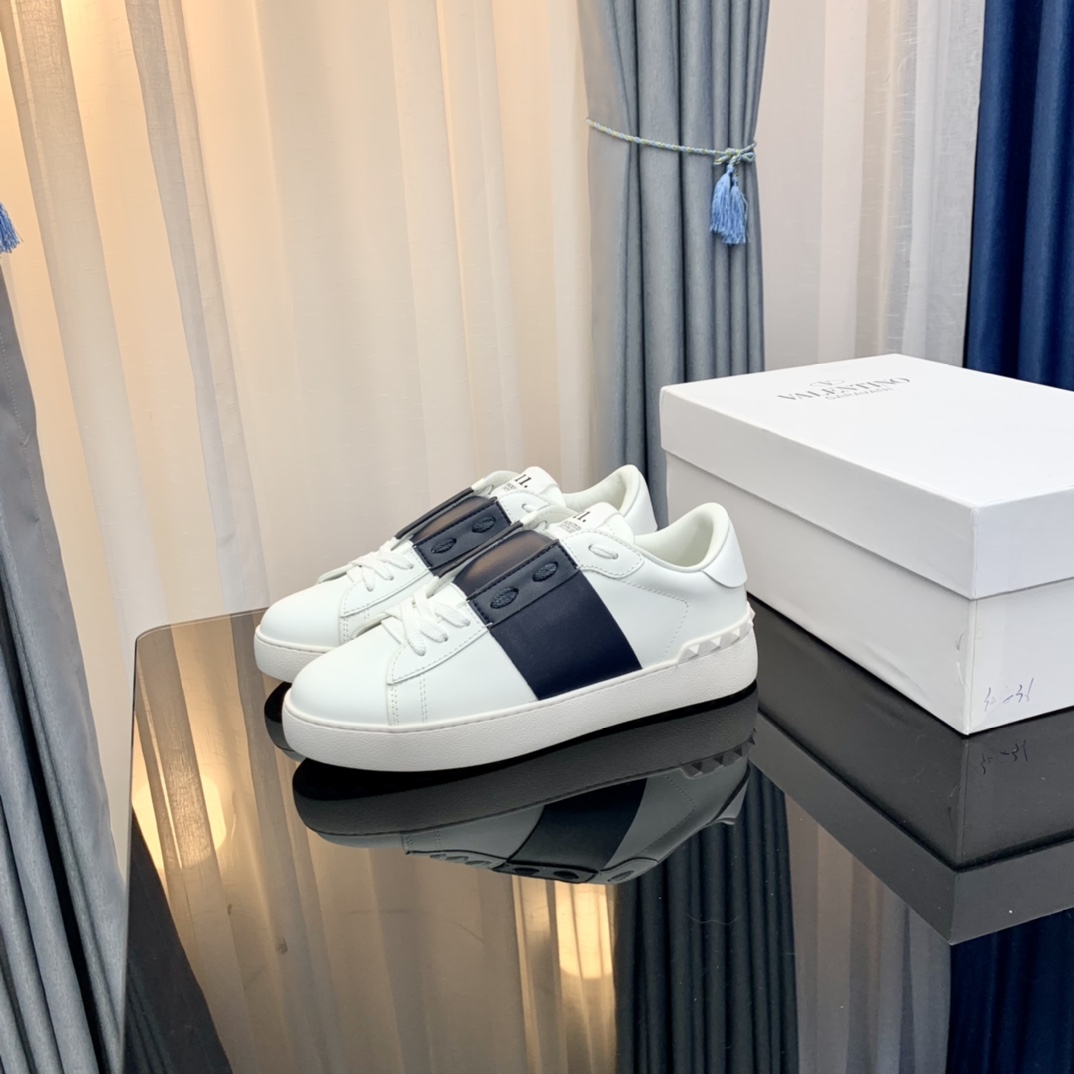 Valentino VLTN Strap Sneakers White/Blue