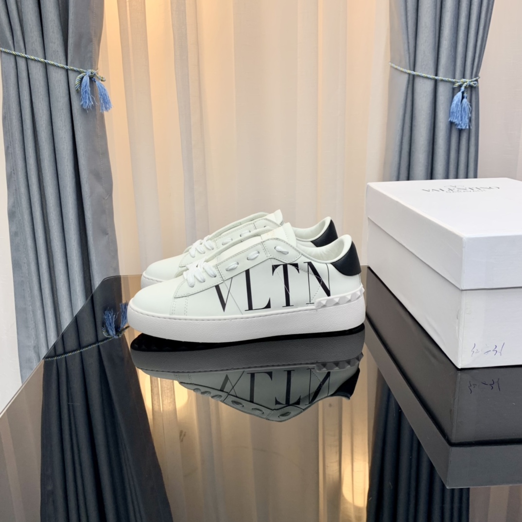 Valentino VLTN Logo Strap Sneakers White/Black