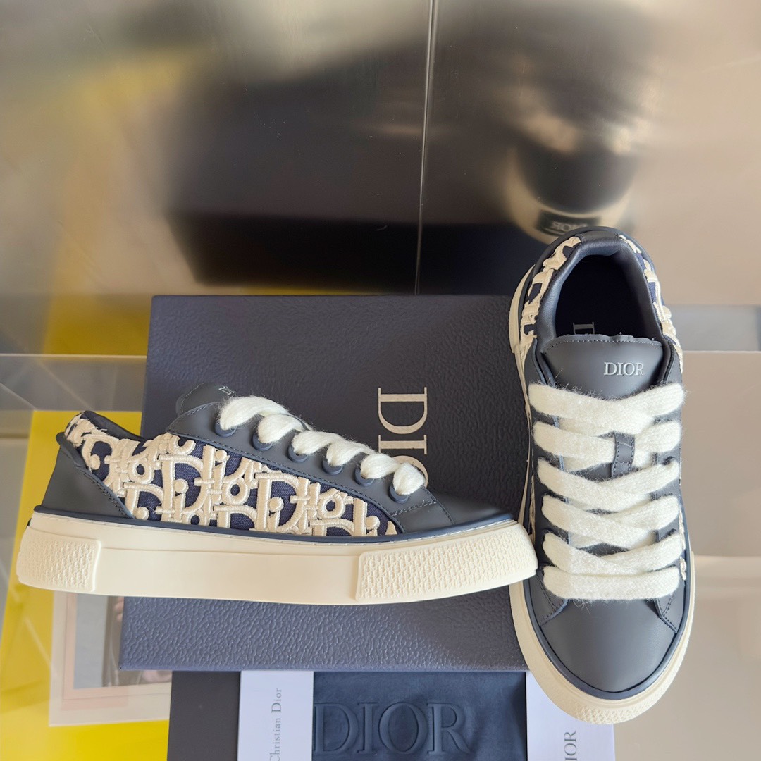 Dior B33 Oblique Sneakers Navy