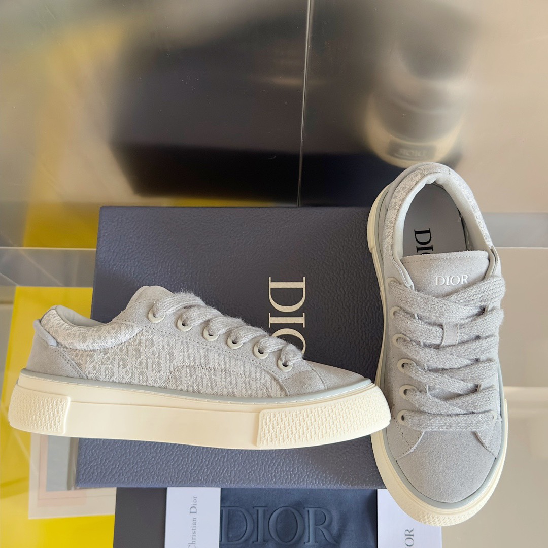 Dior B33 Oblique Sneakers Grey