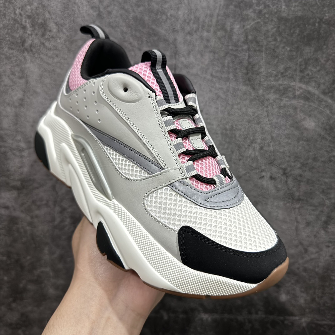 Dior B22 Chunky Runner Sneakers Pink