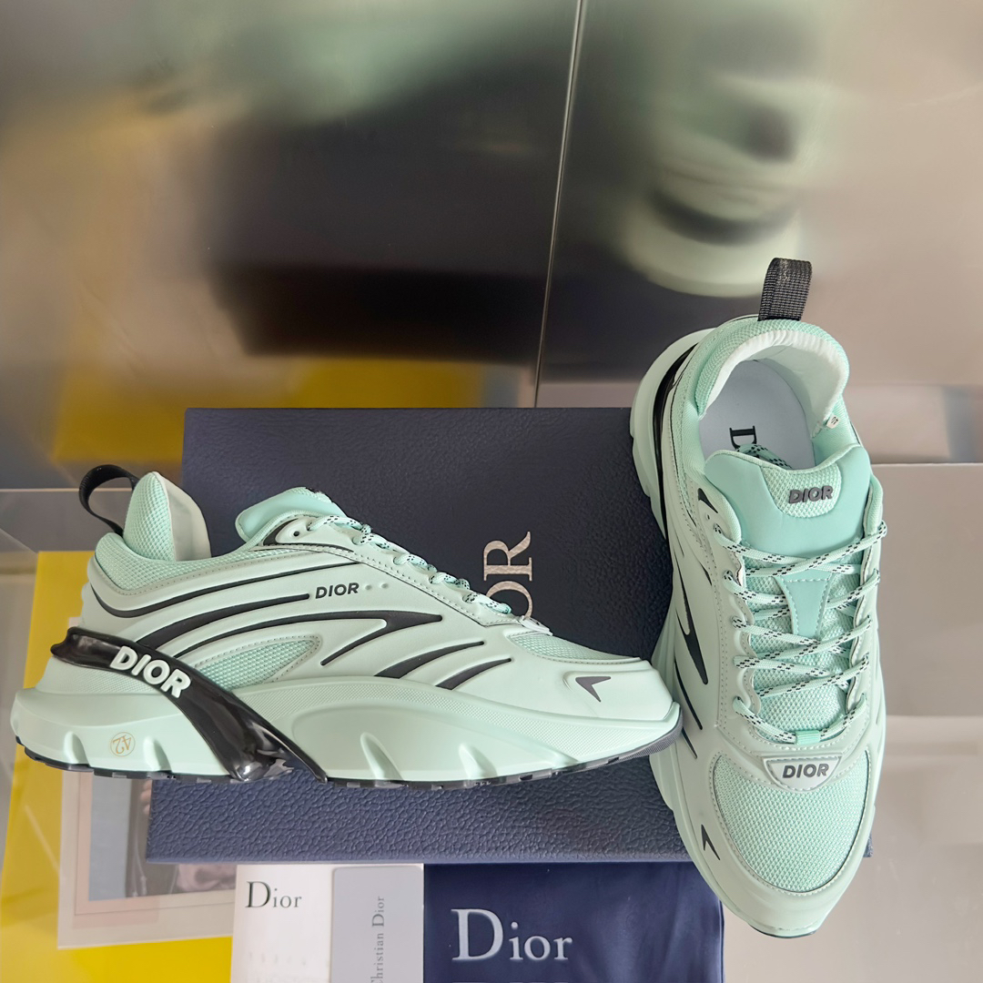 Dior B44 Blade Chunky Sneakers Mint