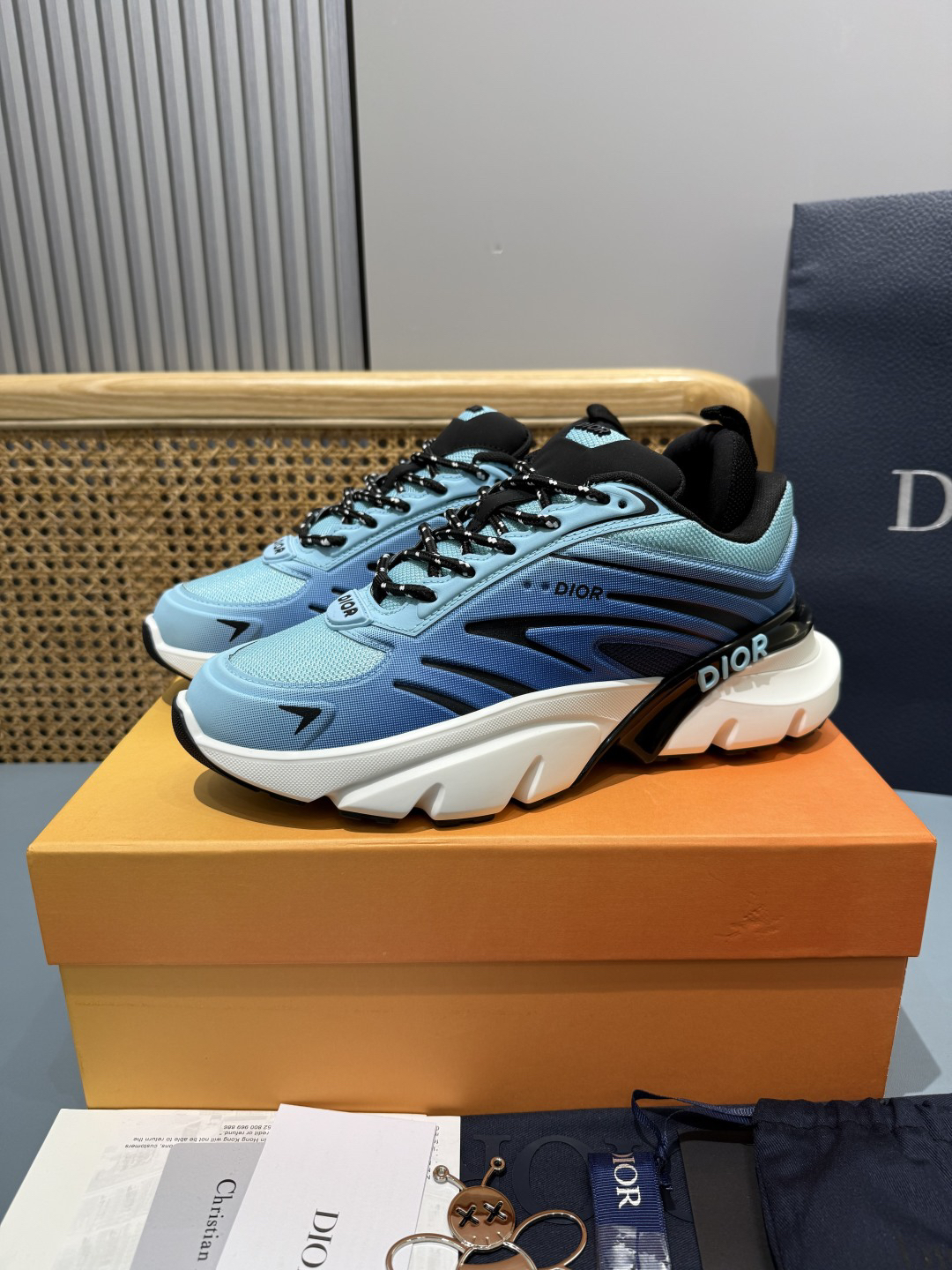Dior B44 Blade Chunky Runner Sky Blue