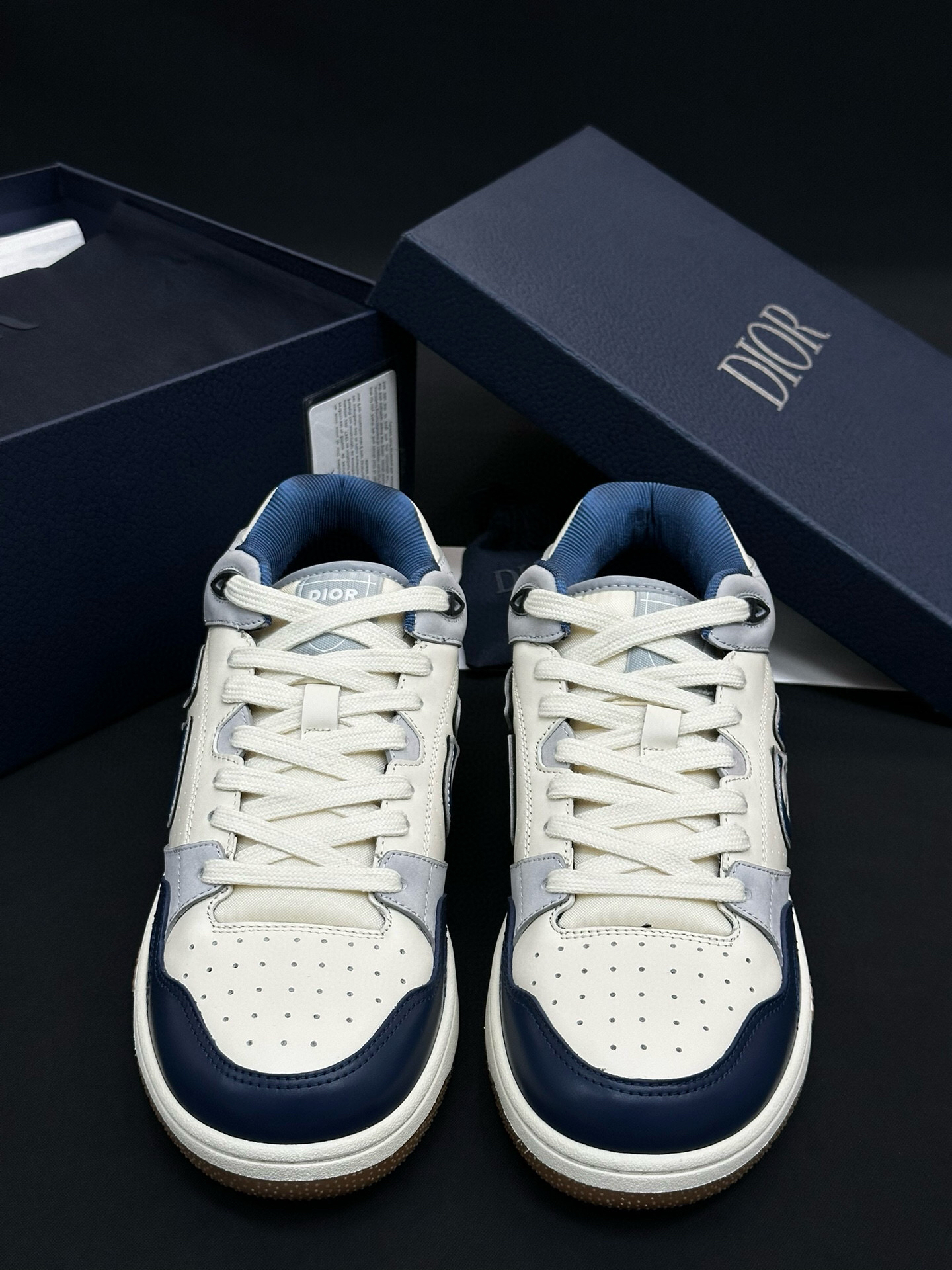 Dior B57 Low-Top Sneakers Navy