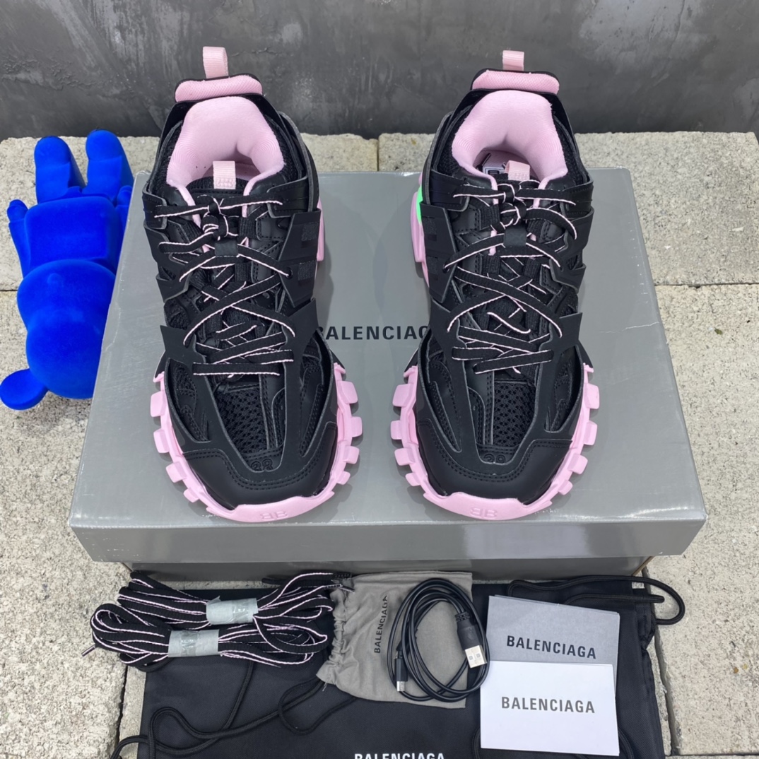 Balenciaga Track LED Sneaker Black Pink