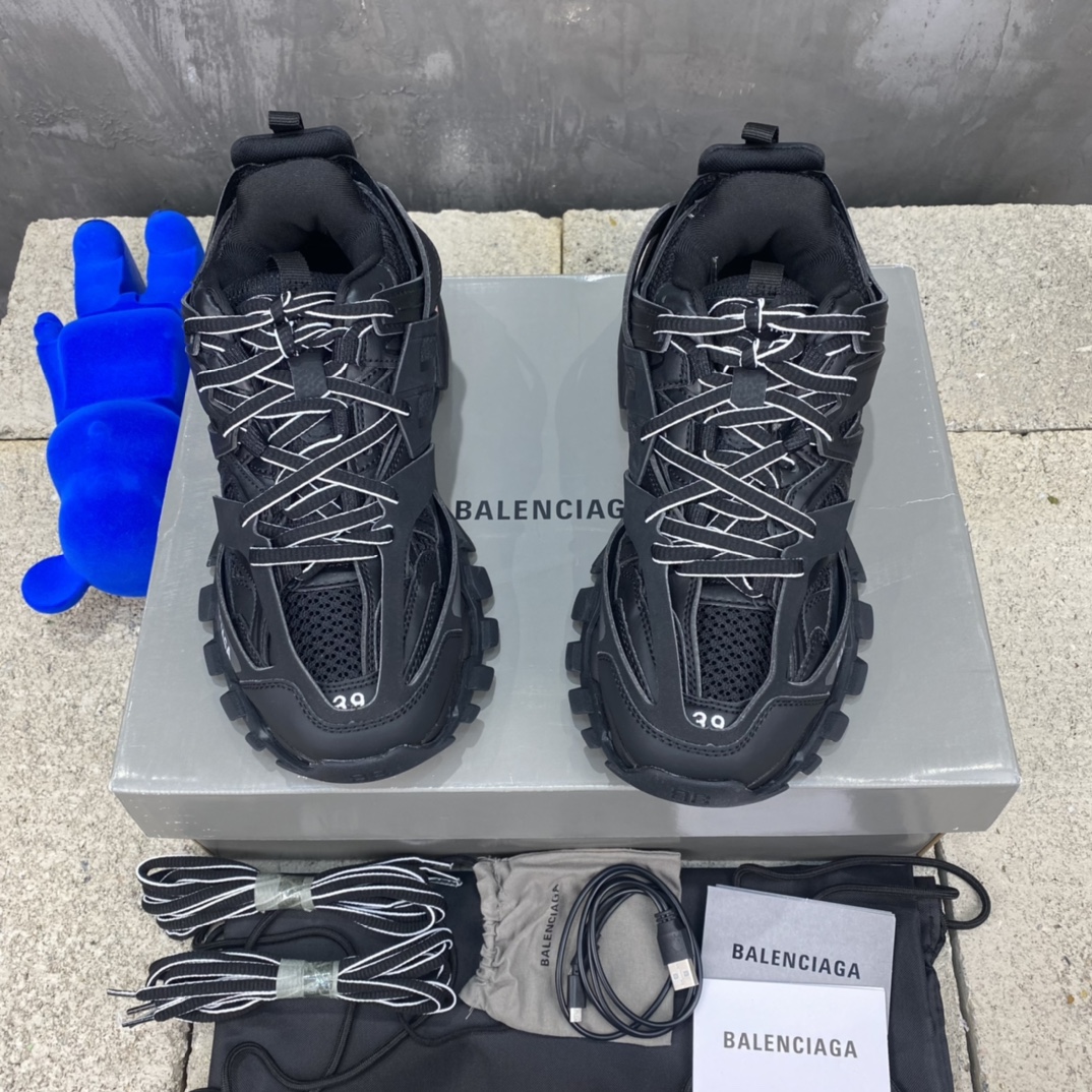 Balenciaga Track LED Trainer Black
