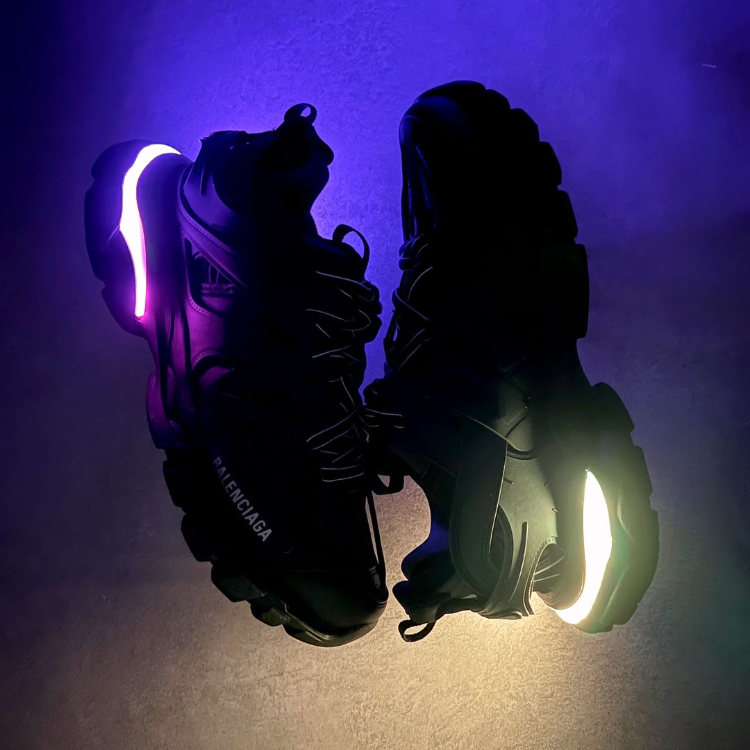 Balenciaga Tra Trainer LED Sneakers Sky Blue