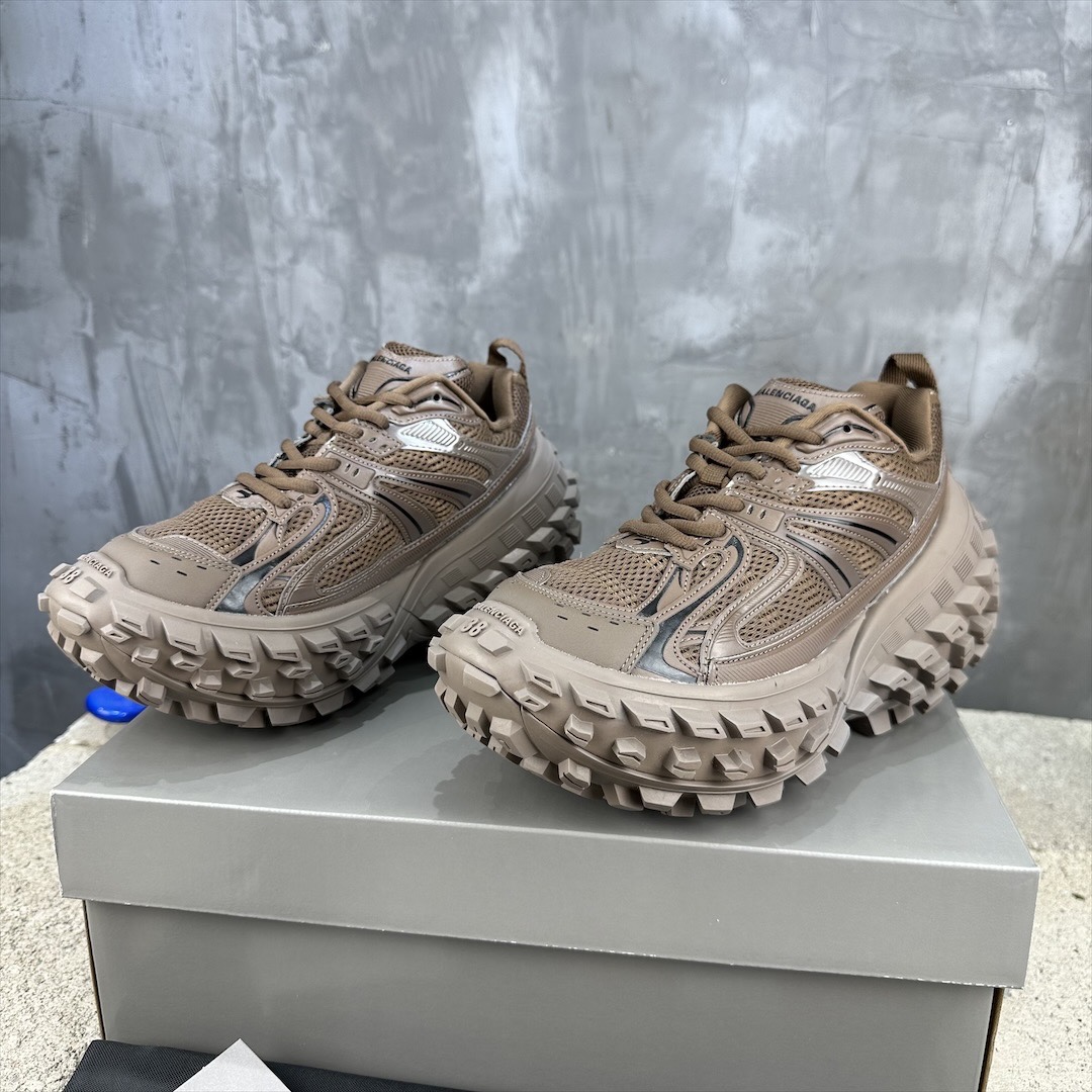 Balenciaga The Haer Project Tire Sole Sneakers Taupe