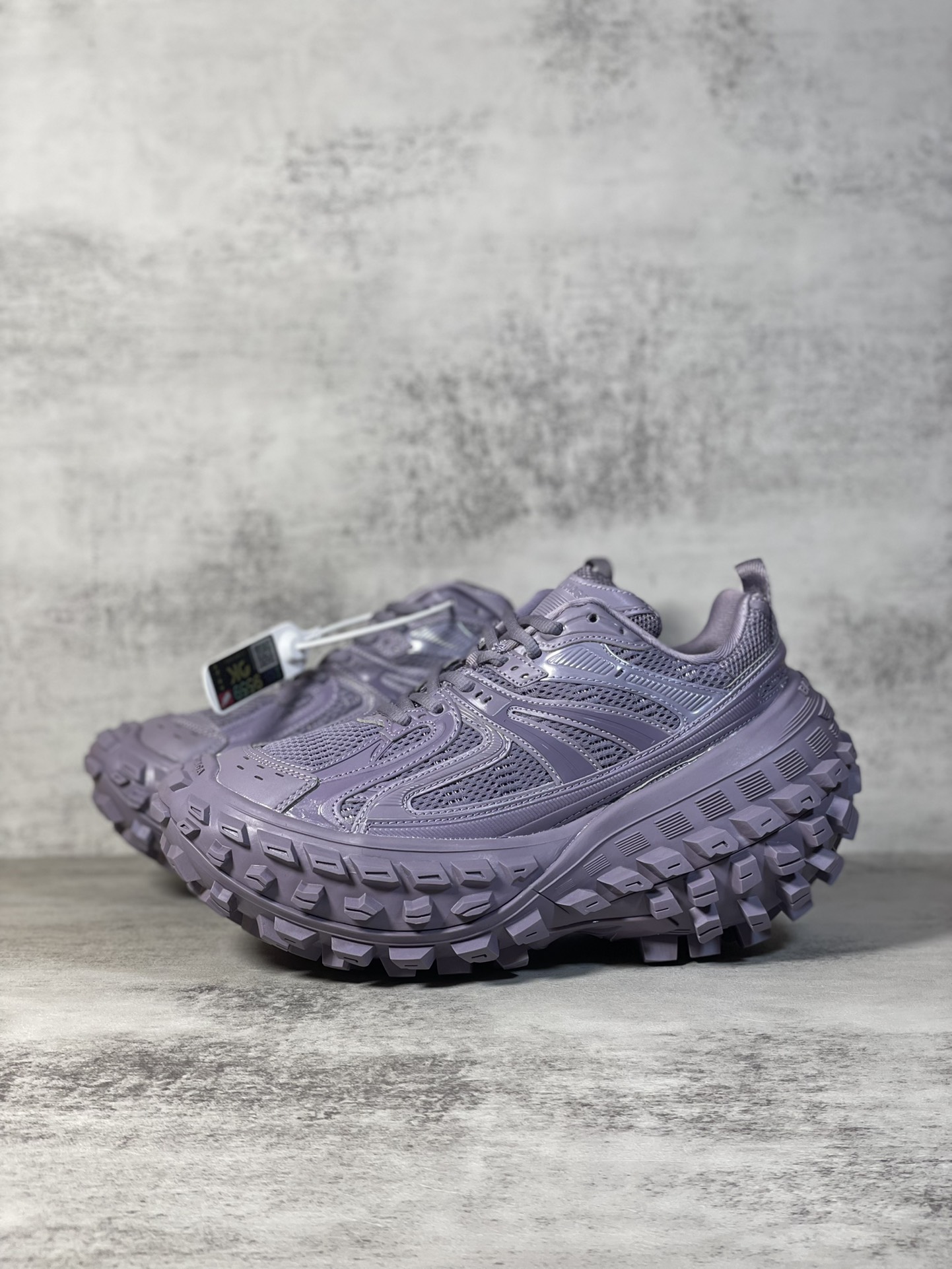 Balenciaga Defender Platform Sneakers Purple
