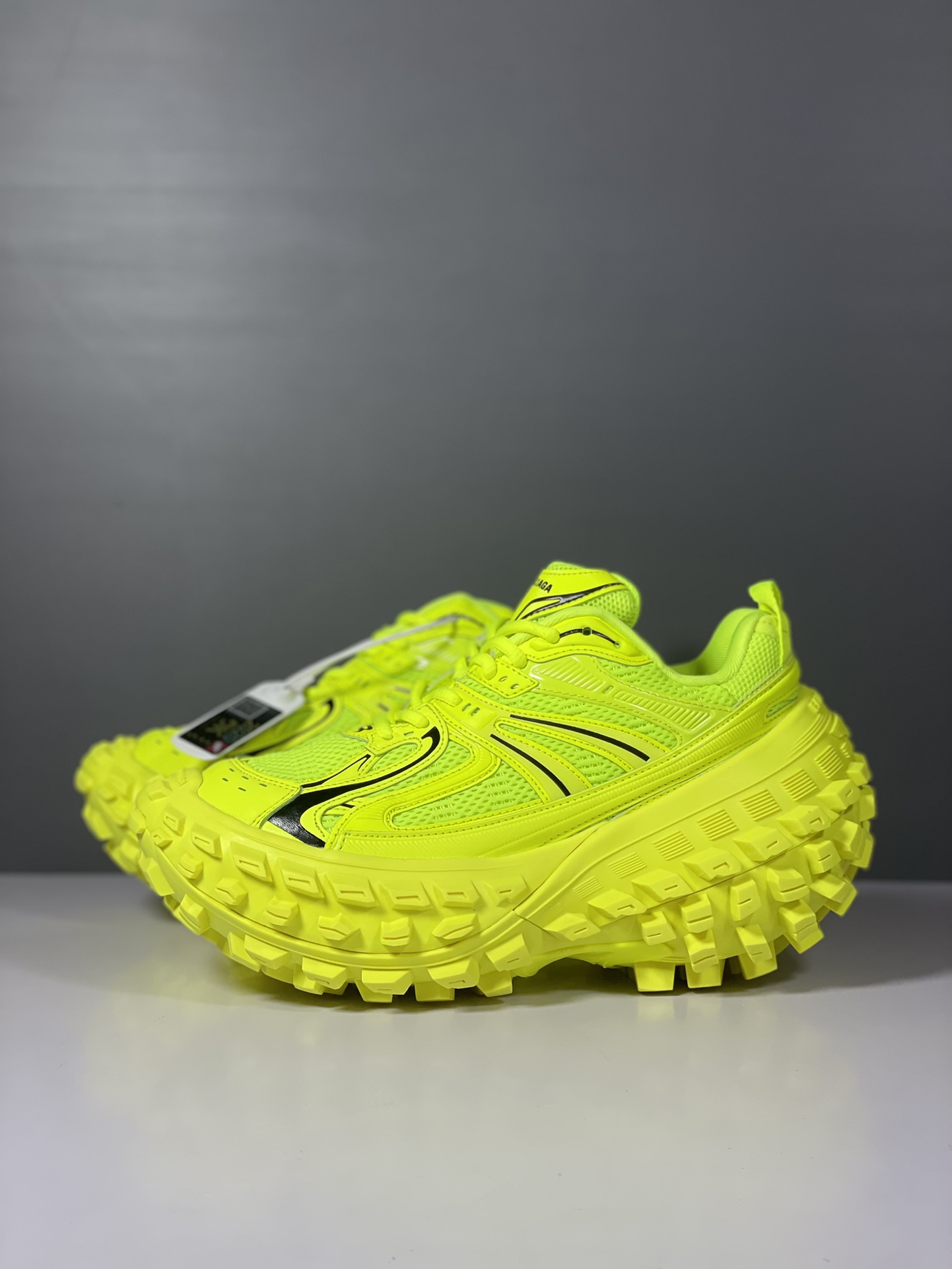 Balenciaga Defender Platform Sneakers Fruit Green