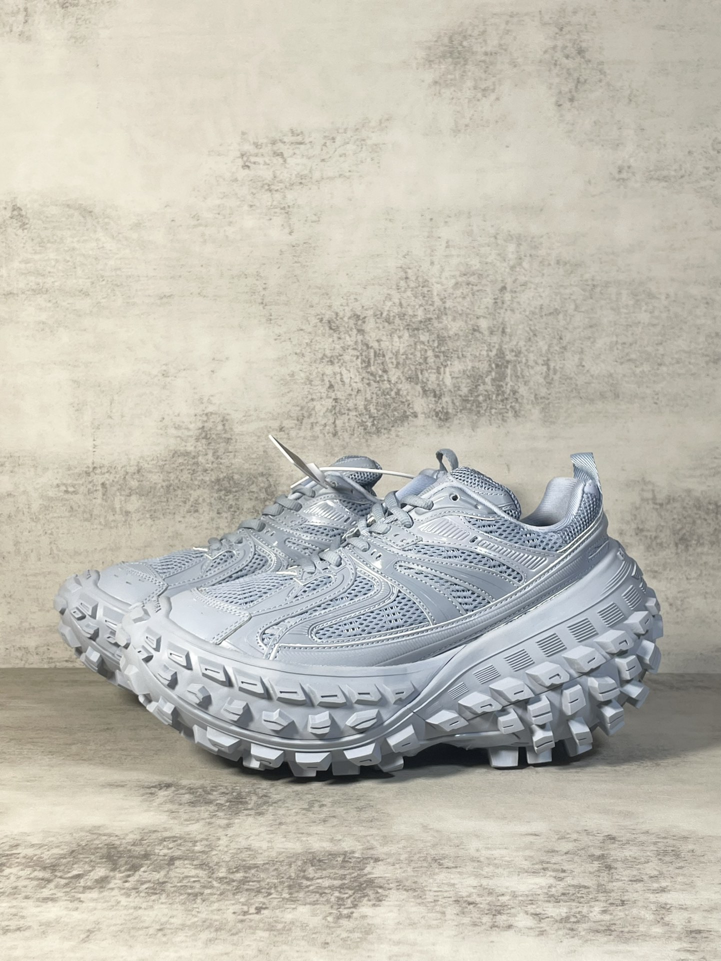 Balenciaga Defender Platform Sneakers Grey