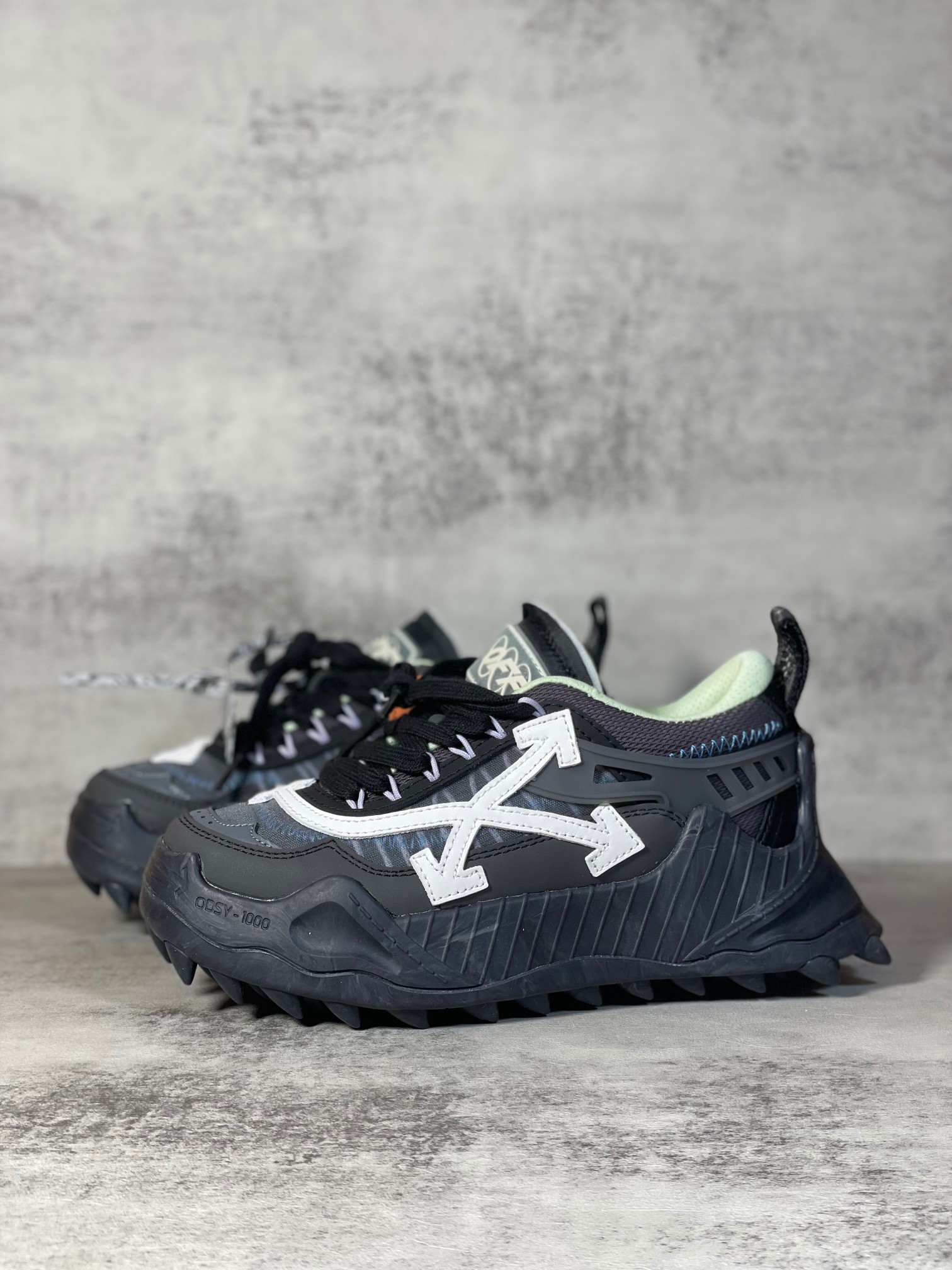 Off-White ODSY-1000 Chunky Sneakers Black