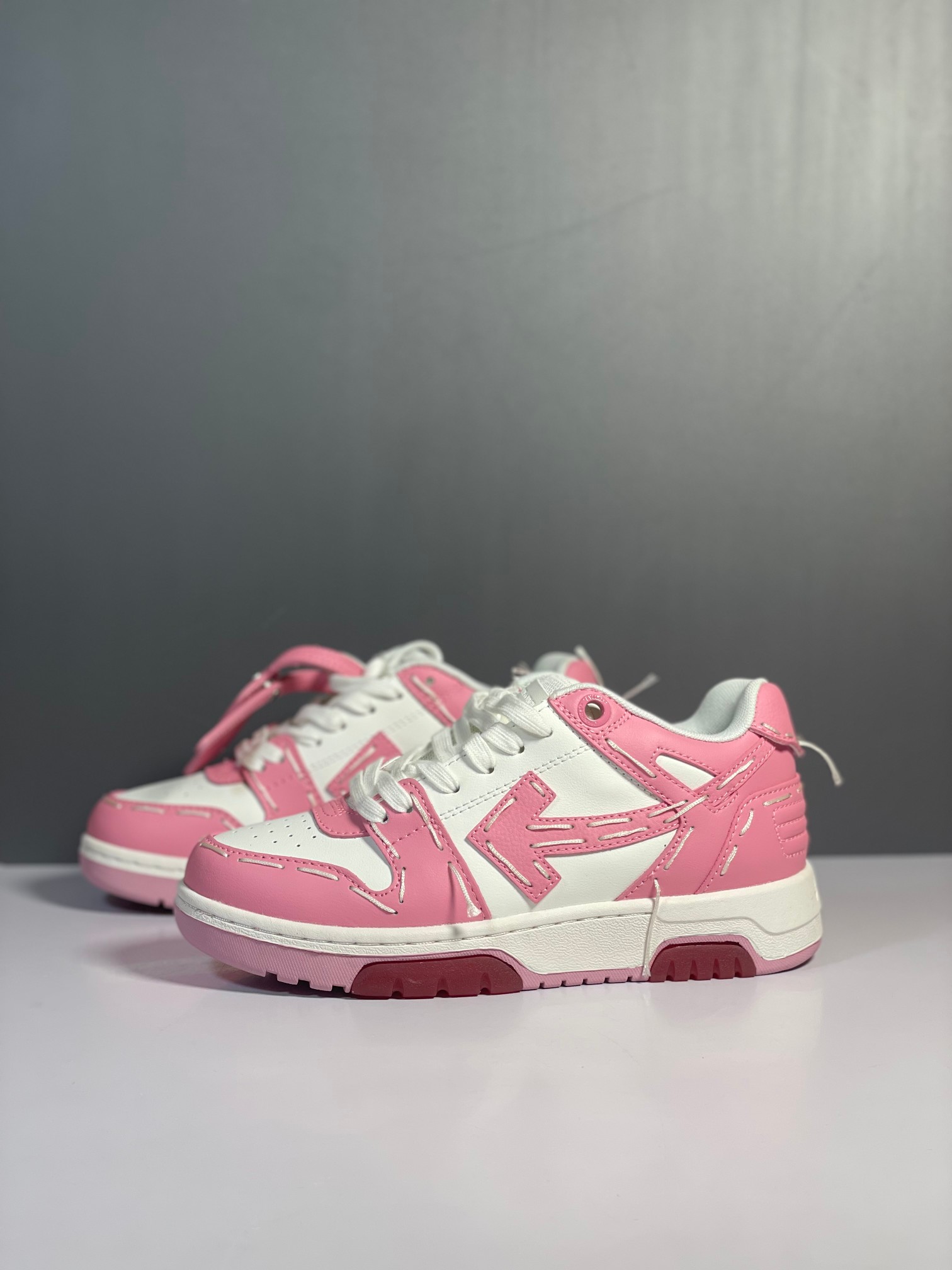 Off-White Out Of Office Low Sneakers Pink/White