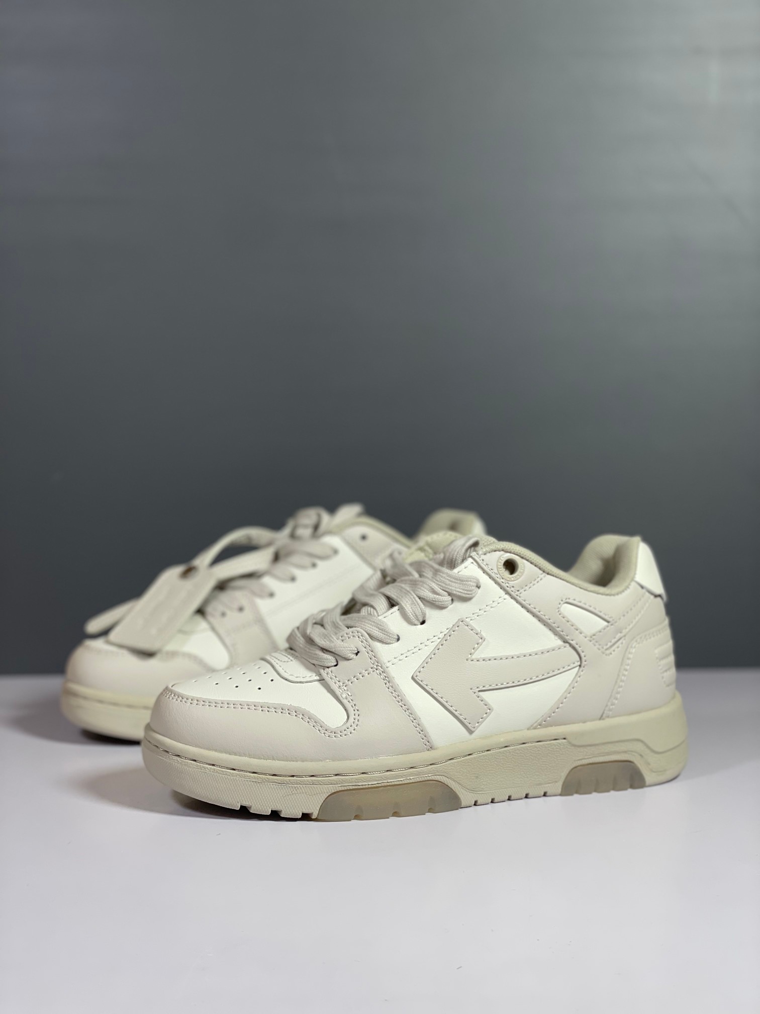 Off-White Out Of Office Low Sneakers Beige