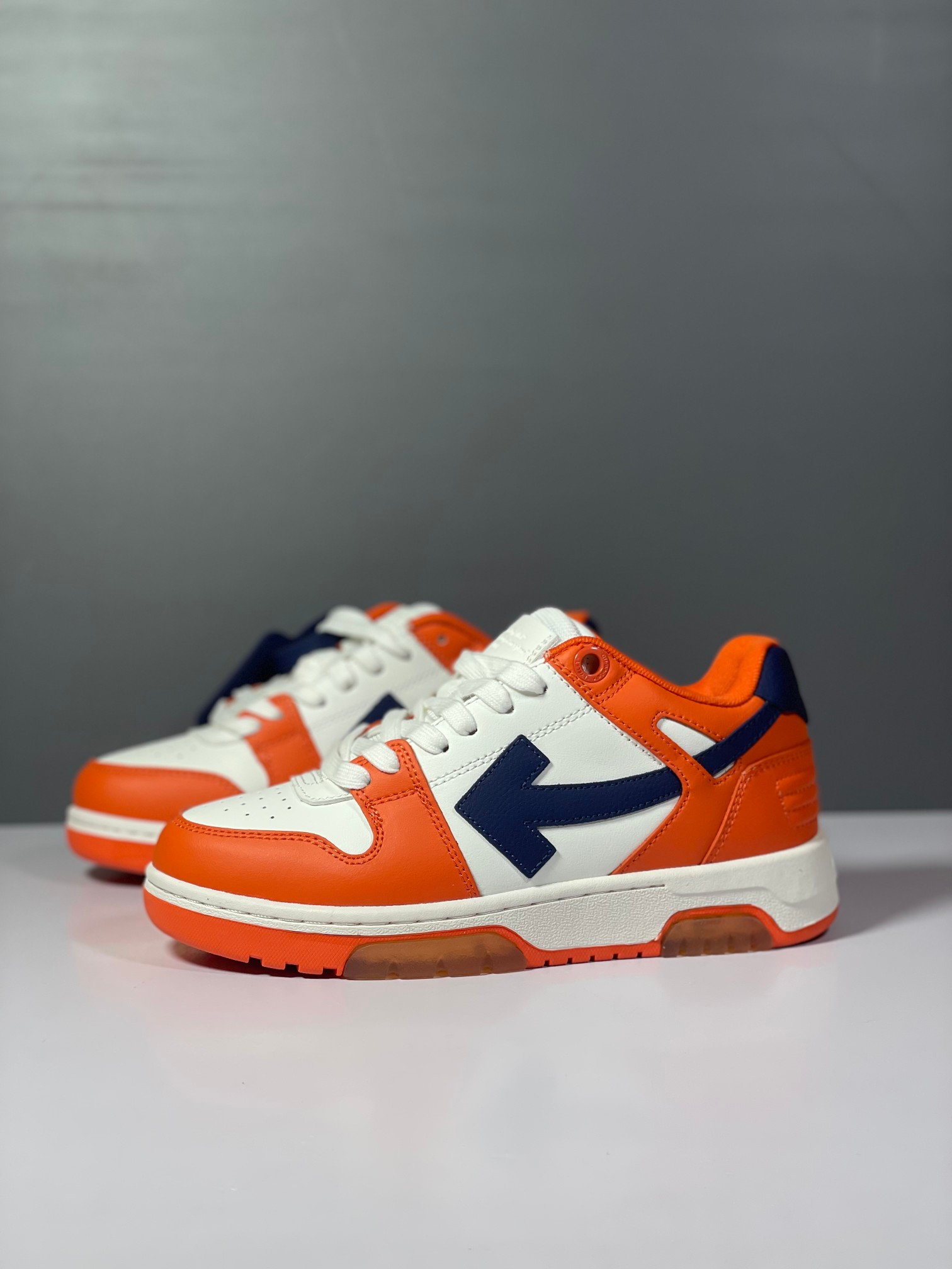 Off-White Out Of Office Low Top Sneakers White/Orange/Navy