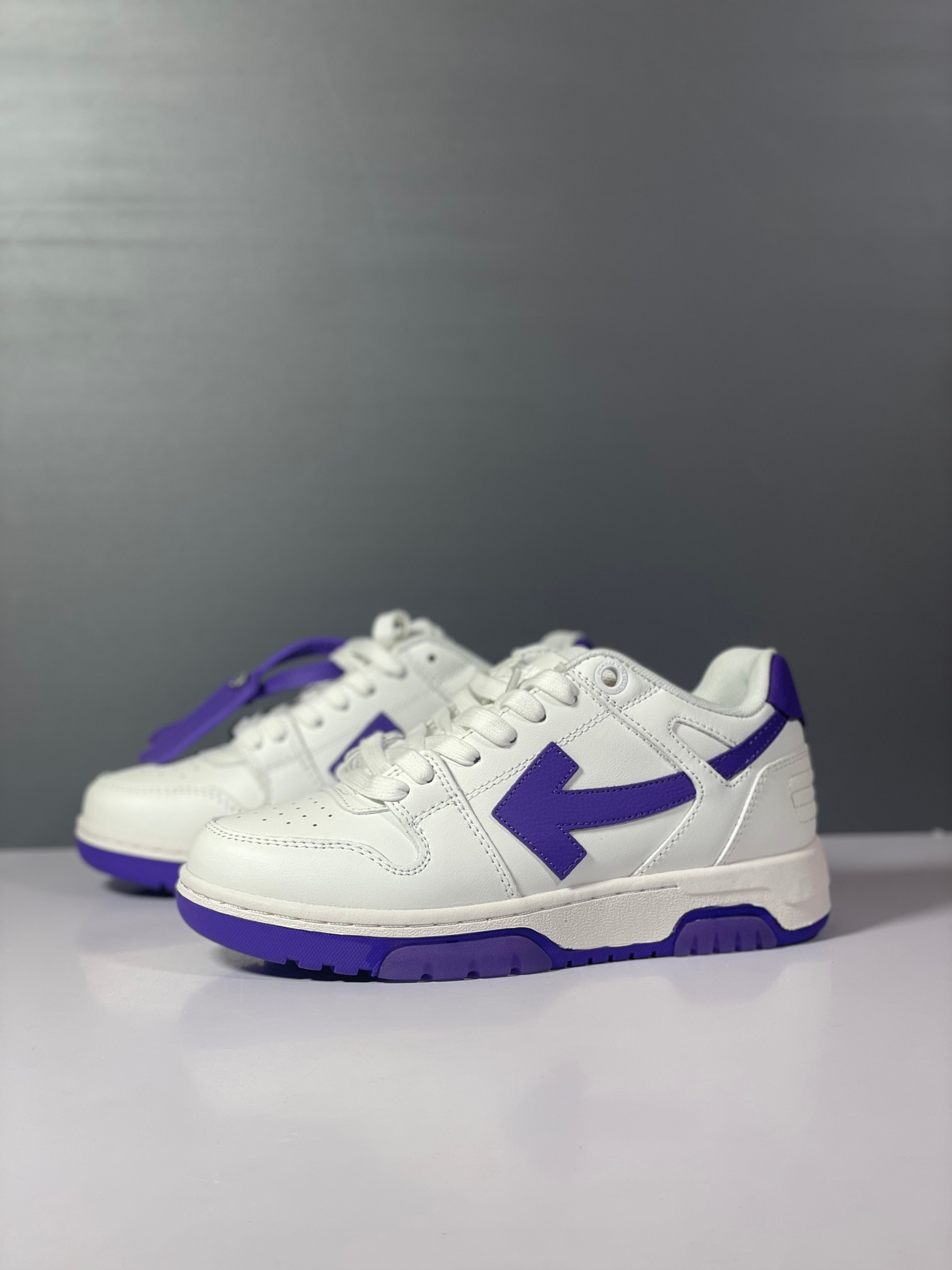 Off-White Out Of Office Low Sneakers White/Purple
