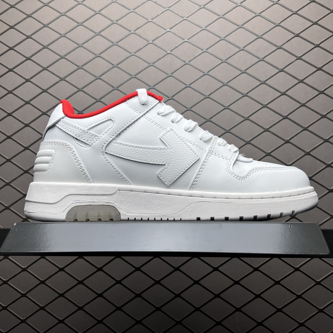 Off-White Out of Office Low Sneakers White Red