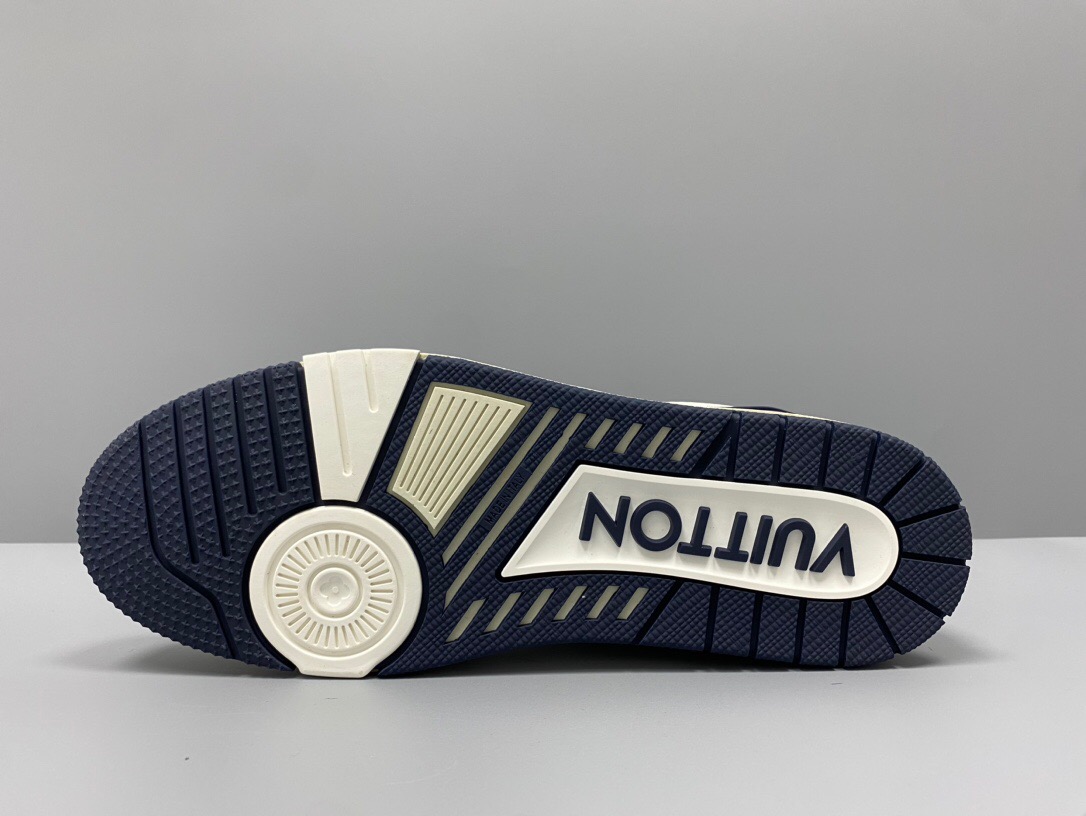 Louis Vuitton LV Trainer #54 Sneakers White Blue