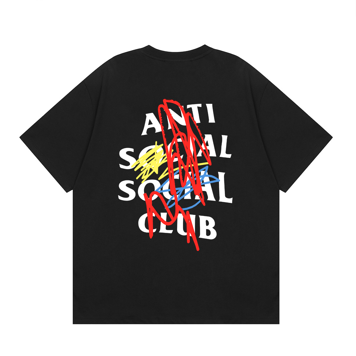 Anti Social Social Club Graffiti Logo Tee Multicolor