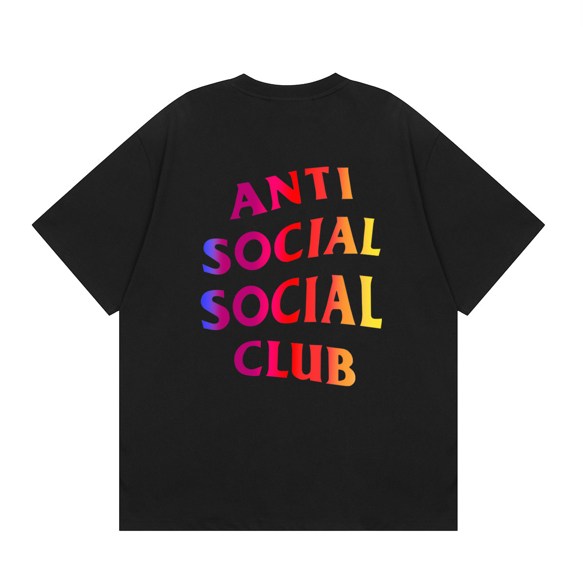 Anti Social Social Club Gradient Logo Tee Multicolor